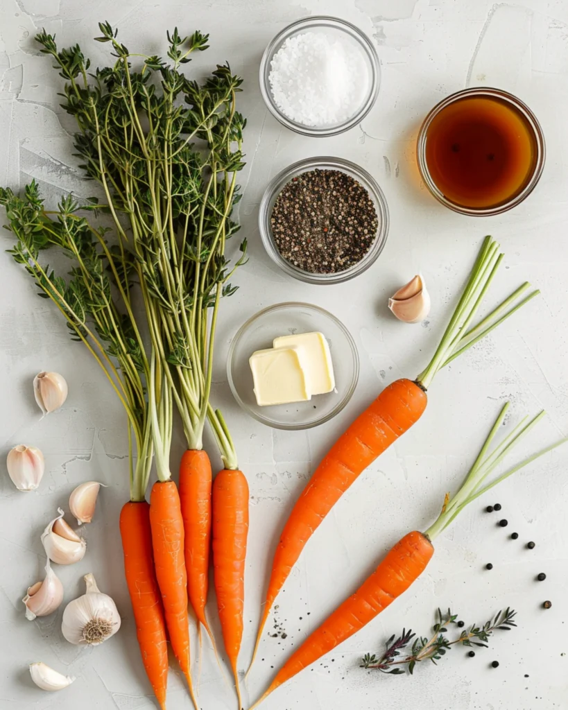 Maple Glazed Carrots with Thyme – Irresistible 5-Star Favorite 2 ingredients for maple glazed carrots with thyme
