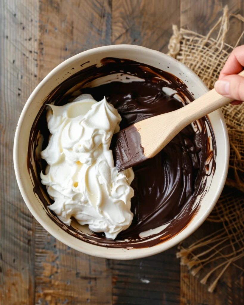Chocolate Mousse Recipe: Irresistible 3-Step Method for the Perfect Texture 3 Melting chocolate in a double boiler for mousse