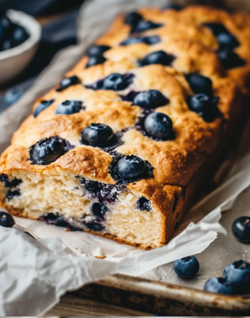 Cottage Cheese blueberry Cloud Bread: 5 Star Healthy & Fluffy Bake 5 Golden cottage cheese blueberry cloud bread fresh from oven