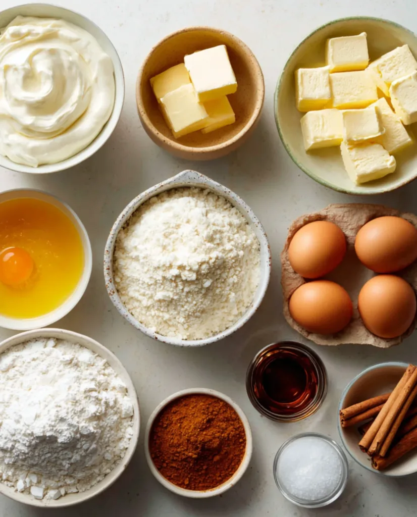 Moist Sour Cream Coffee Cake: 5 Secrets to Bakery-Perfect Crumb 2 sour-cream-coffee-cake-ingredients