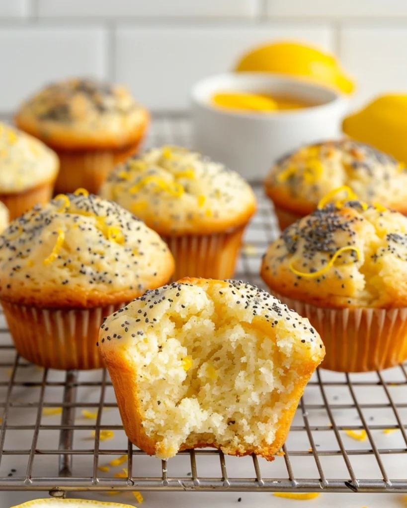 Moist Cottage Cheese Lemon Poppy Seed Muffins 2 Cottage Cheese Lemon Poppy Seed Muffins serving Recipe