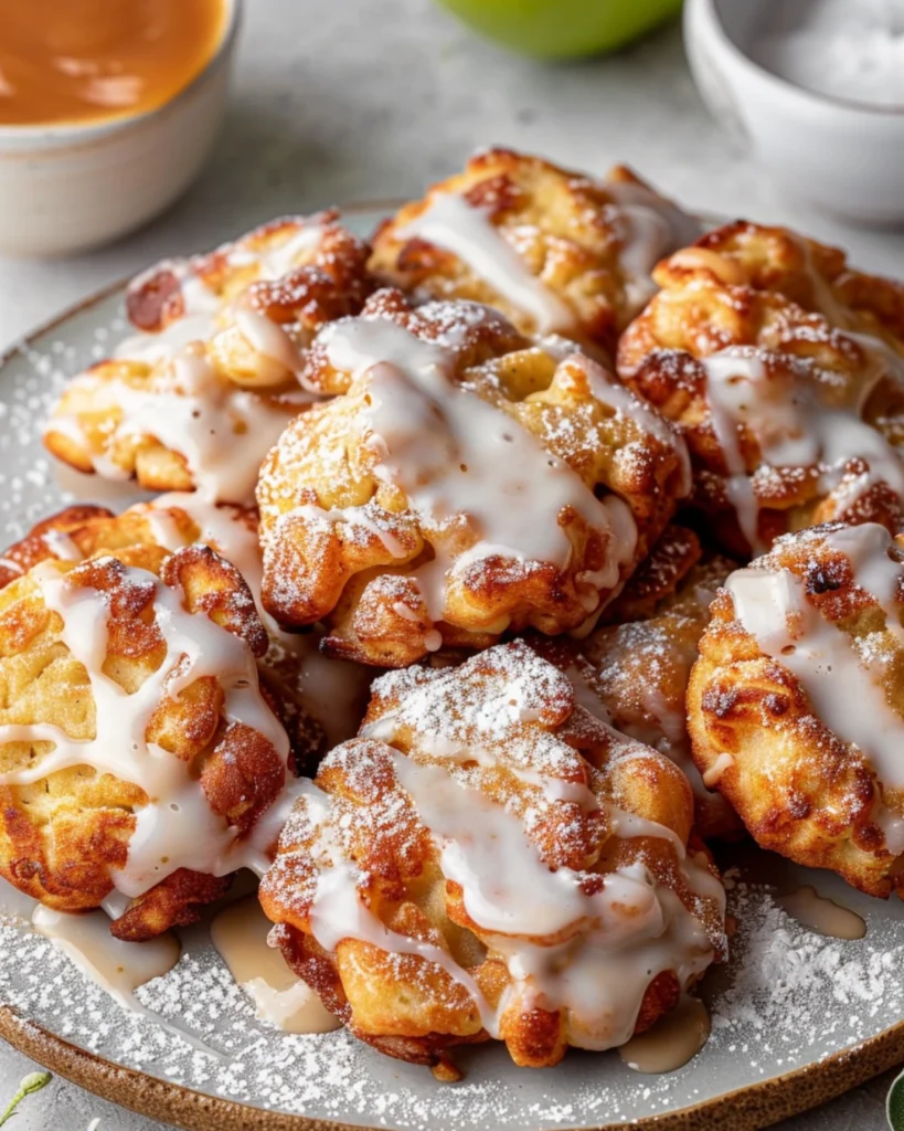 Air Fryer Apple Fritters – 5-Star Irresistible Crispy Treats 6 Recipe Card Air Fryer Apple Fritters