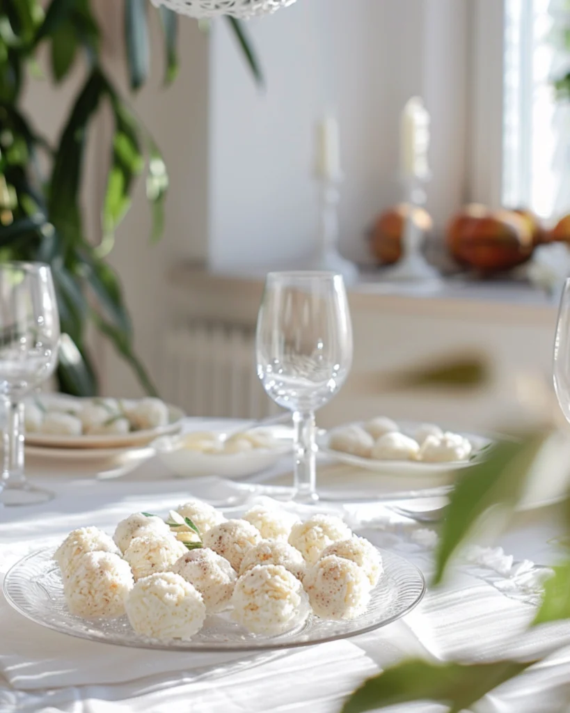 Cinnamon Apple Cottage Cheese Bites – 5 Amazing Healthy Snacks 5 Cottage cheese bites served on modern glass plate