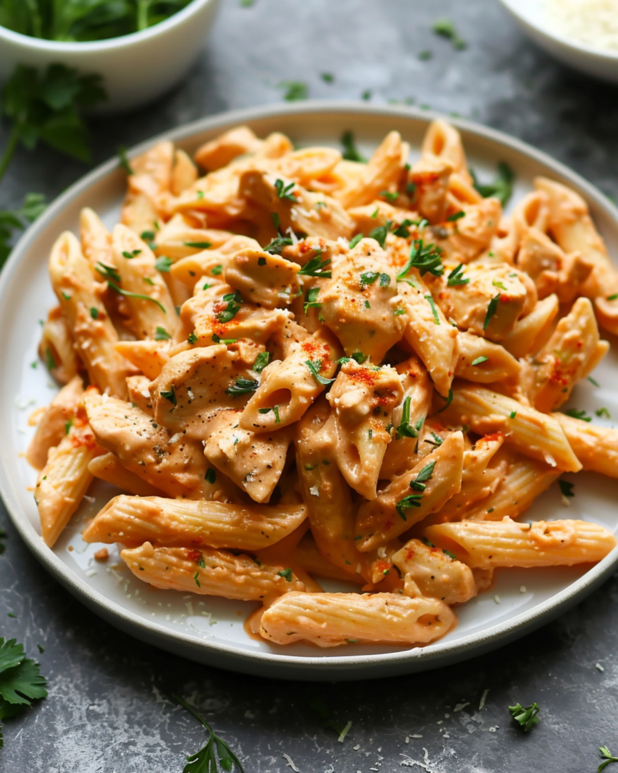 Creamy Cajun Chicken Pasta recipe card image