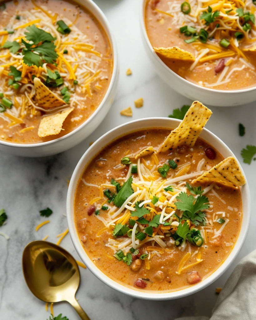 creamy cowboy soup served modern style