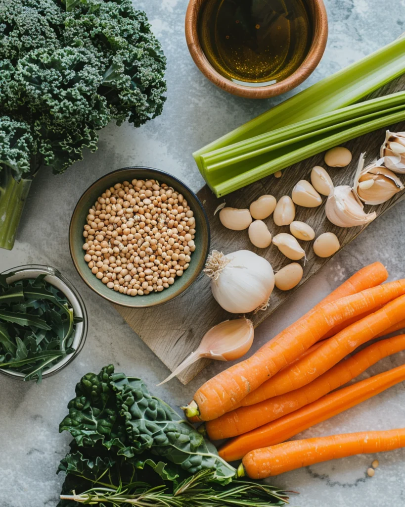 sardinian longevity soup ingredients beans barley vegetables