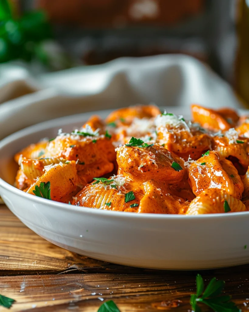 Creamy Paprika Steak Shells – 5 Proven Flavorful Steps 5 creamy paprika steak shells served with parsley