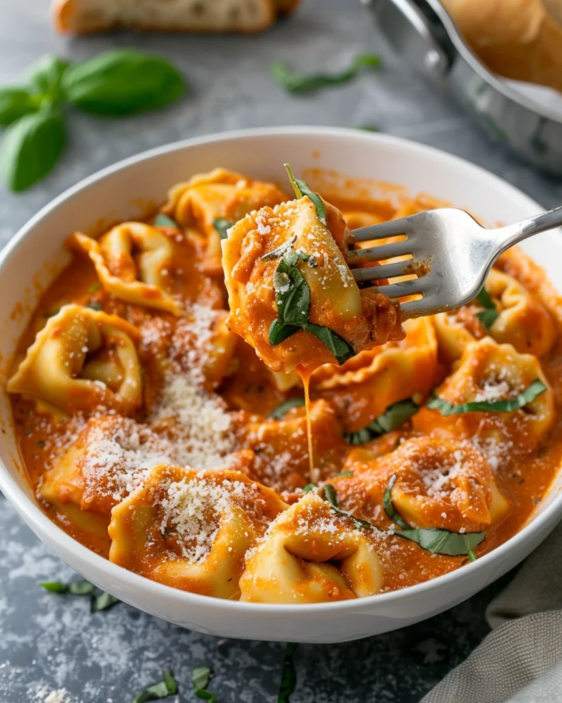 Creamy Tomato Basil Tortellini – A Comfort Food Favorite 2 Creamy Tomato Basil Tortellini