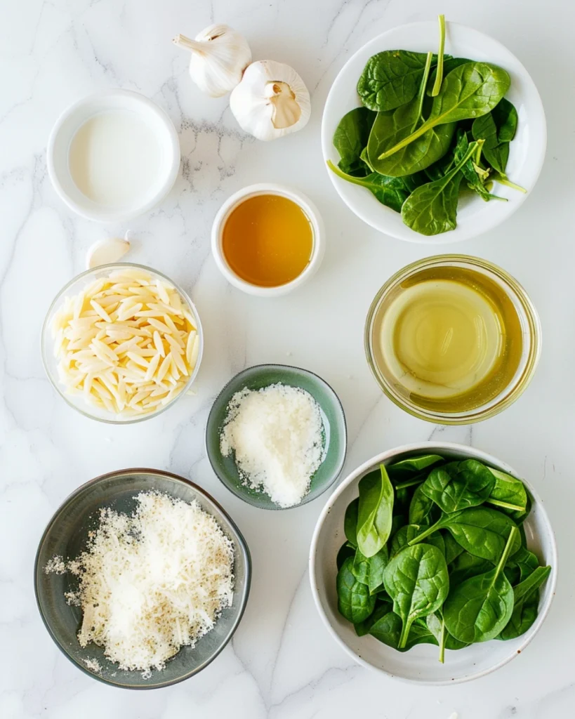 creamy spinach orzo with Parmesan – Irresistible Parmesan in 20 Mins 2 Ingredients for creamy spinach orzo recipe