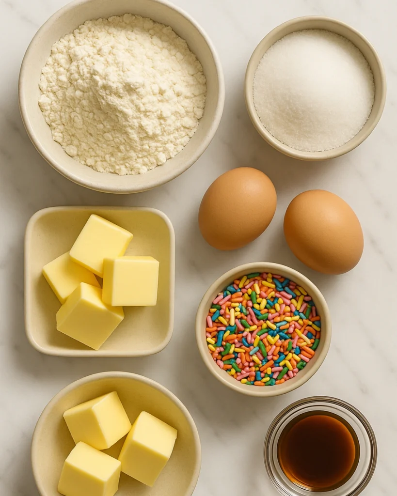 Mixing Dough for Confetti Cookies