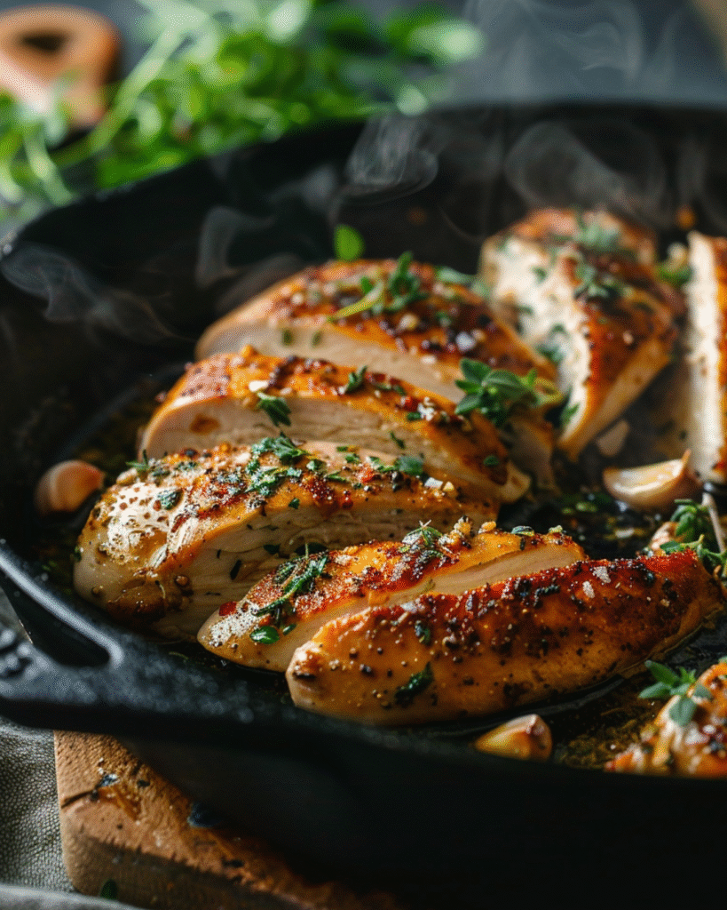 Seared chicken for rice bowl