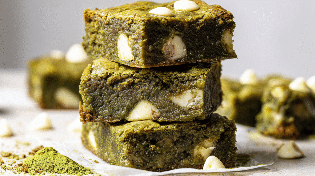 matcha brownies