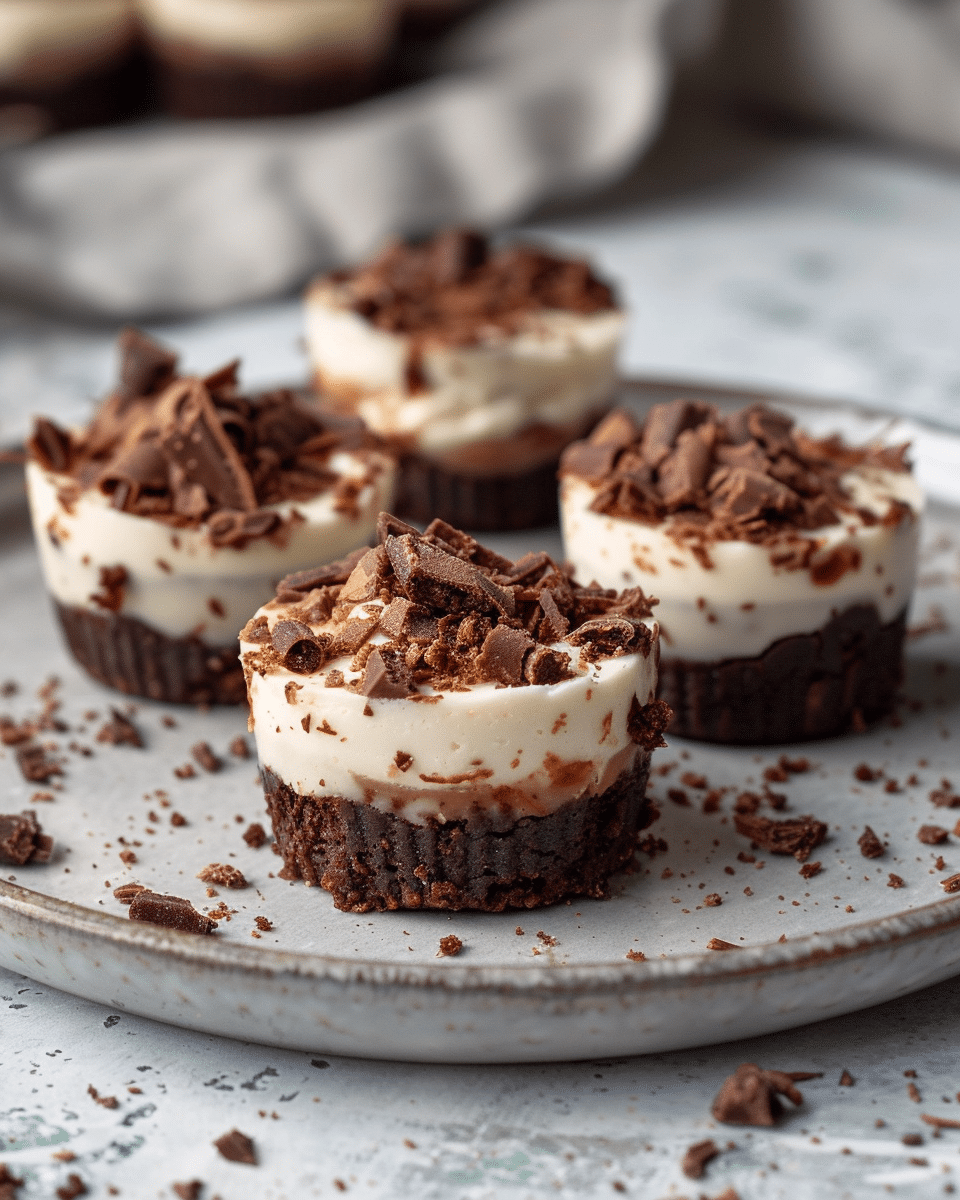 u2739558835 Three loaded brownie cheesecake cups on a plate o 3062488a 3db0 4700 b478 ebbdbe3f918c 2