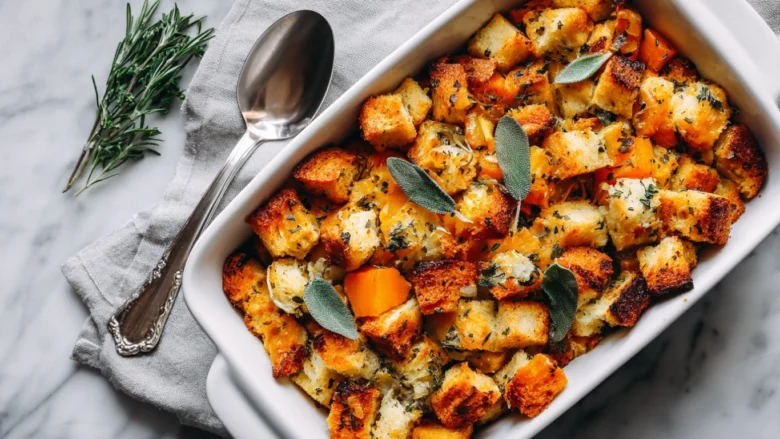 Butternut Squash and Sage Stuffing Recipe