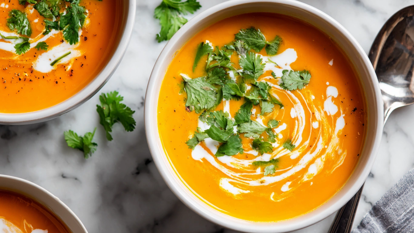 Creamy Carrot Ginger Soup That Warms You Up 2 Creamy Carrot Ginger Soup Recipe