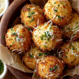 Cheesy Parmesan Mozzarella Bites