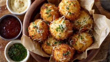 Cheesy Parmesan Mozzarella Bites