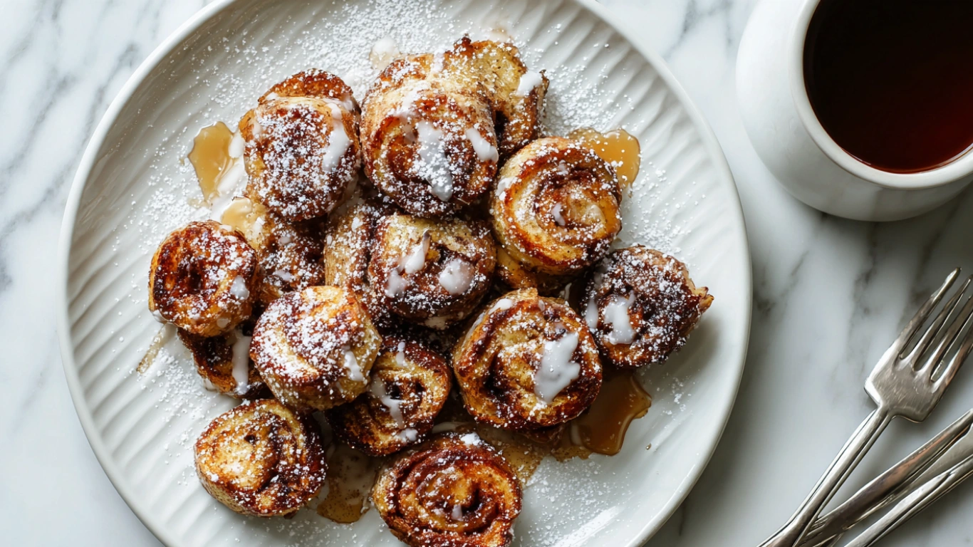 Cinnamon Roll French Toast Bites Recipe 2 Cinnamon Roll French Toast Bites Recipe