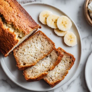 Cottage Cheese Banana Bread Loaf Recipe
