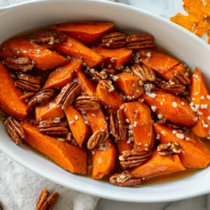 Maple Pecan Sweet Potatoes Holiday Side