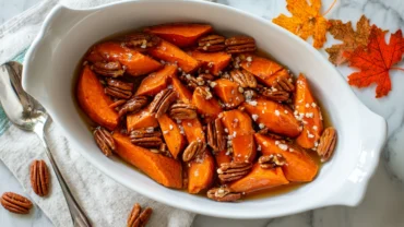 Maple Pecan Sweet Potatoes Holiday Side
