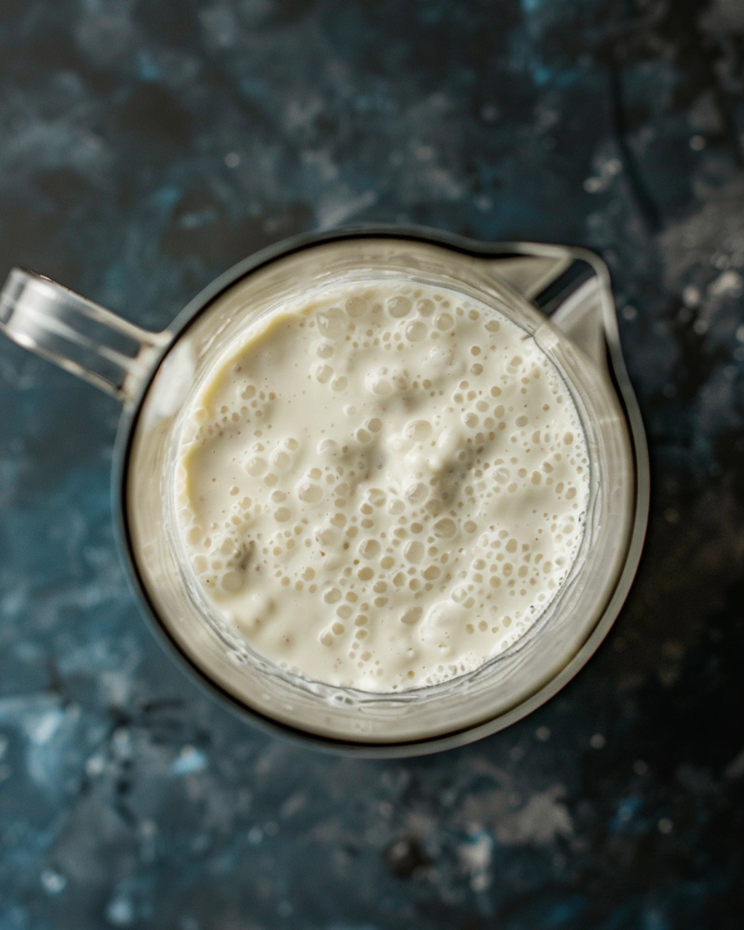 blending cottage cheese smoothie