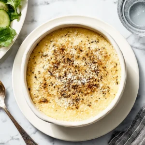 Italian Penicillin Soup served in a bright modern kitchen