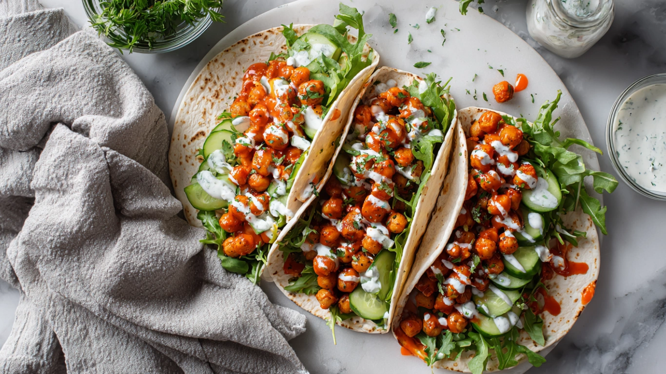 Spicy Buffalo Chickpea Wraps – 5 Proven Healthy Steps 6 spicy buffalo chickpea wraps modern kitchen