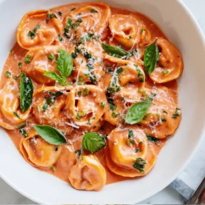 Creamy Tomato Basil Tortellini Recipe