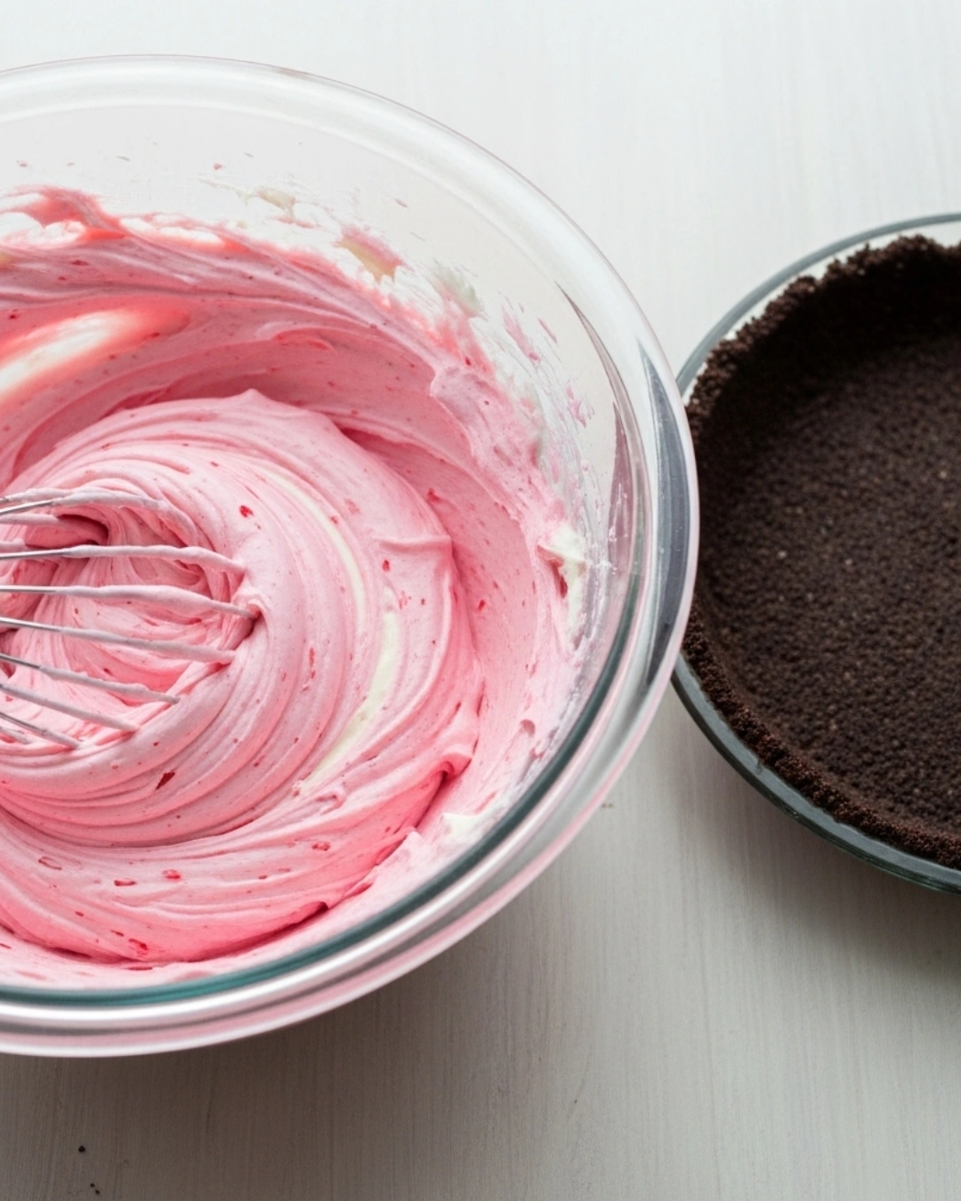 Ingredients for Peppermint Pie with Oreo