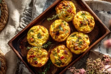 Egg & Veggie Muffin Cups fresh from the oven