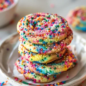 Serving Confetti Cookies with Pan-Banging