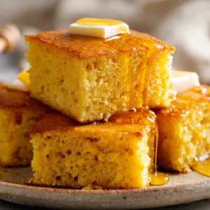 cornbread recipe moist buttery golden squares