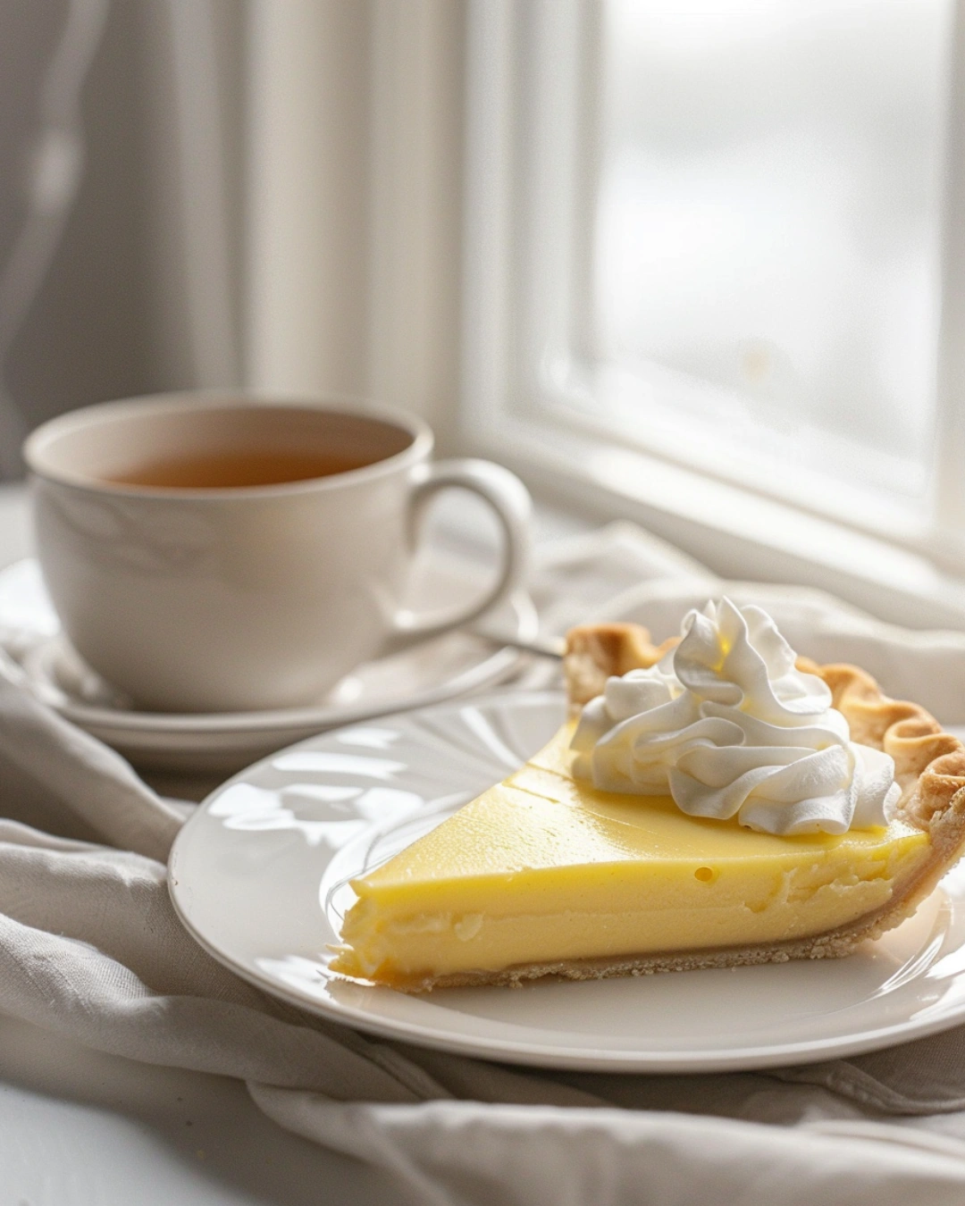 Serving a Slice of Cream Pie