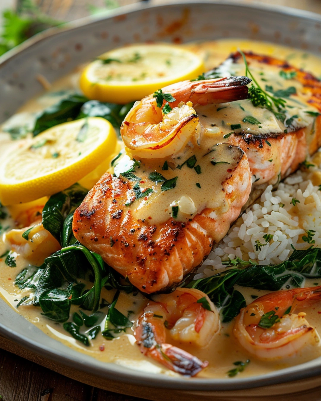 serving-cajun-salmon-shrimp