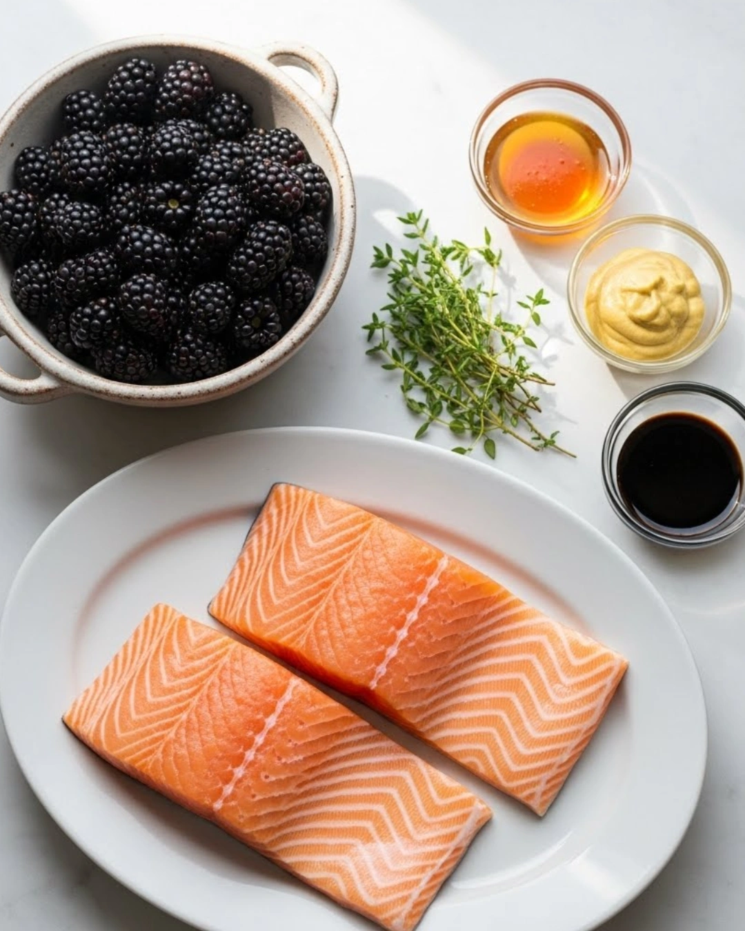 Salmon with Blackberry Sauce Ingredients