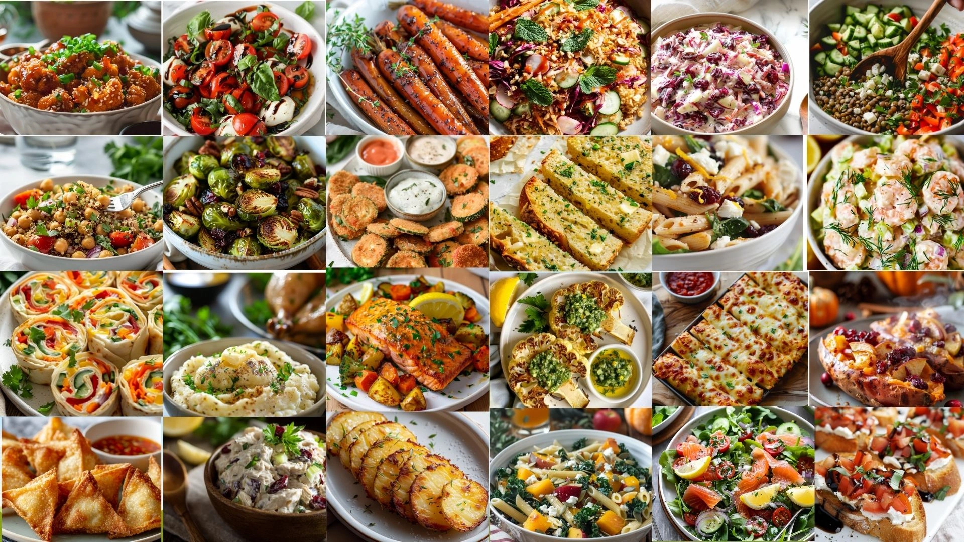 salads and side dishes for dinner and potlucks