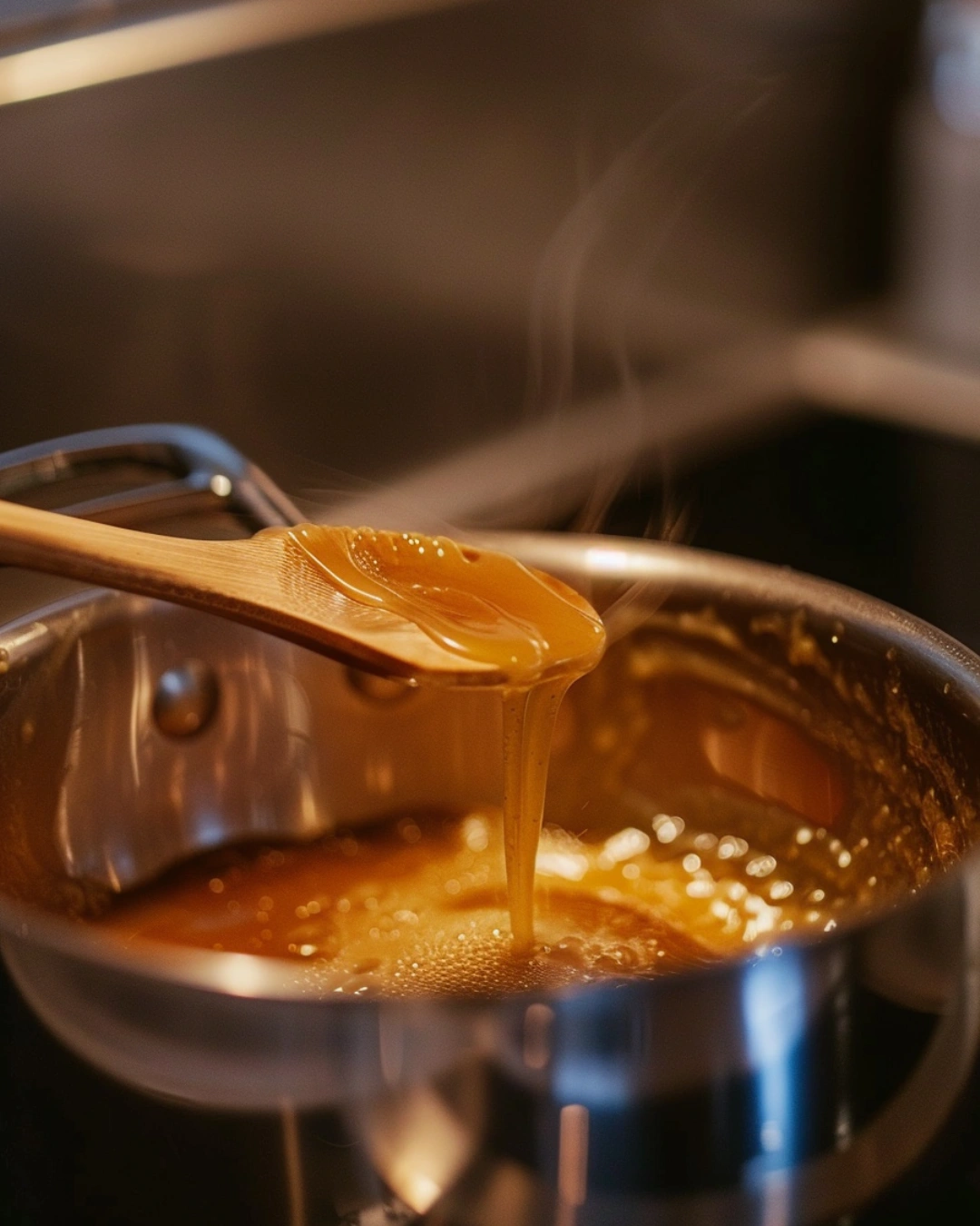 sugar melting for caramel pudding