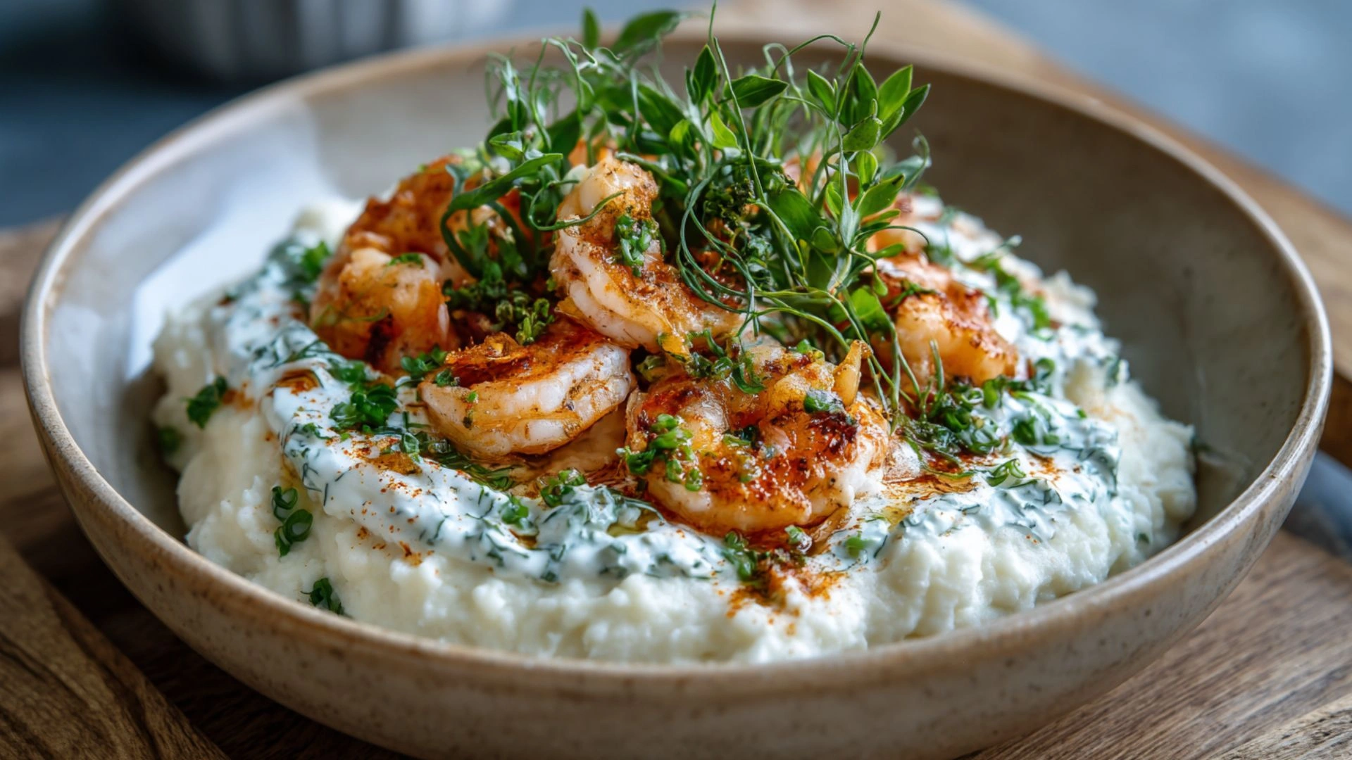 Creamy Shrimp and Mashed Potatoes: Simple 30-Minute Comfort Win 2 Creamy shrimp and mashed potatoes bowl