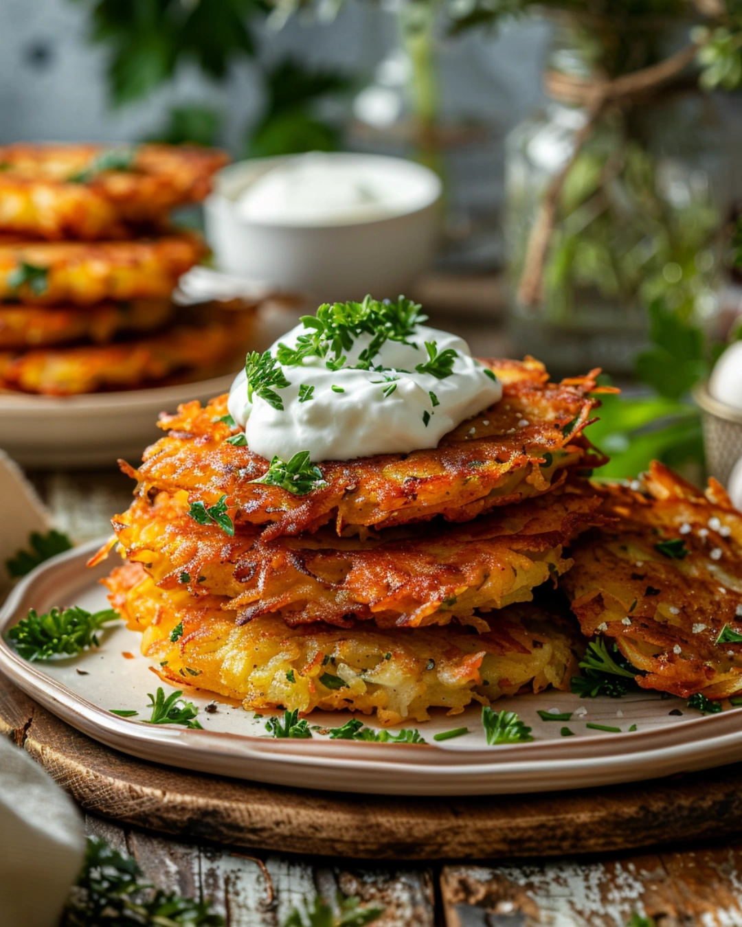 hash browns recipe baking in oven on tray