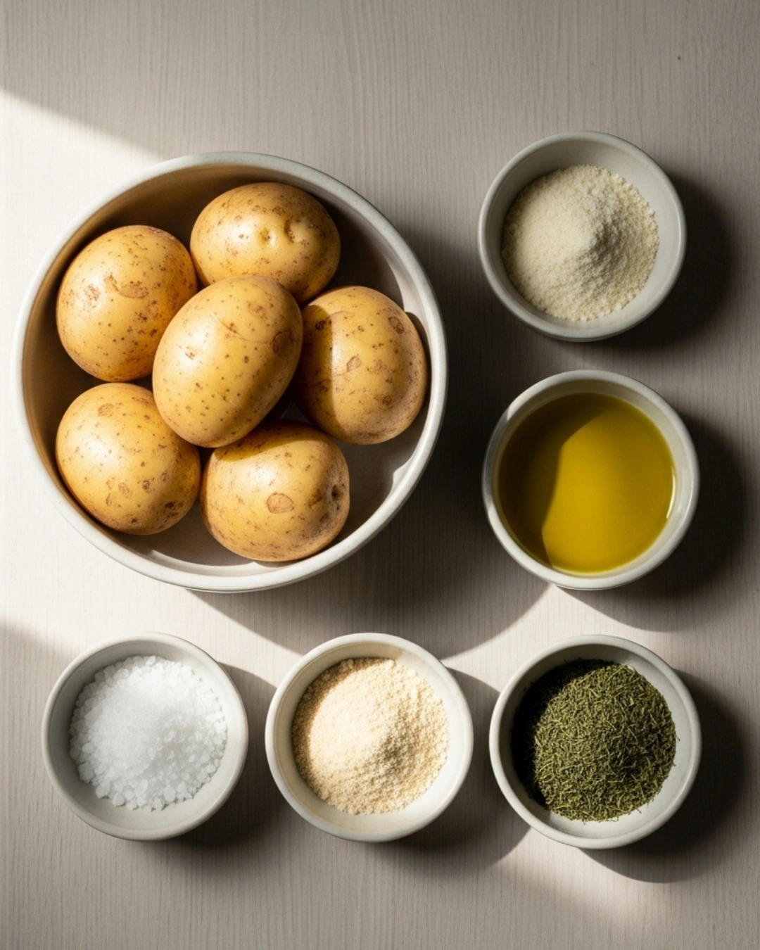 hash browns recipe ingredients potatoes olive oil and seasonings