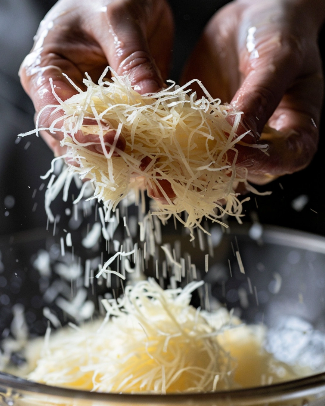 hash browns recipe shredded potatoes squeezed dry