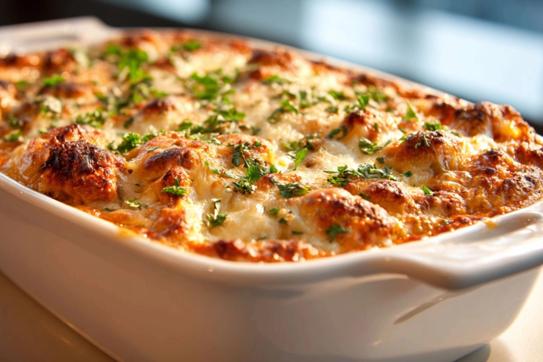 high-protein-chicken-parmesan-casserole