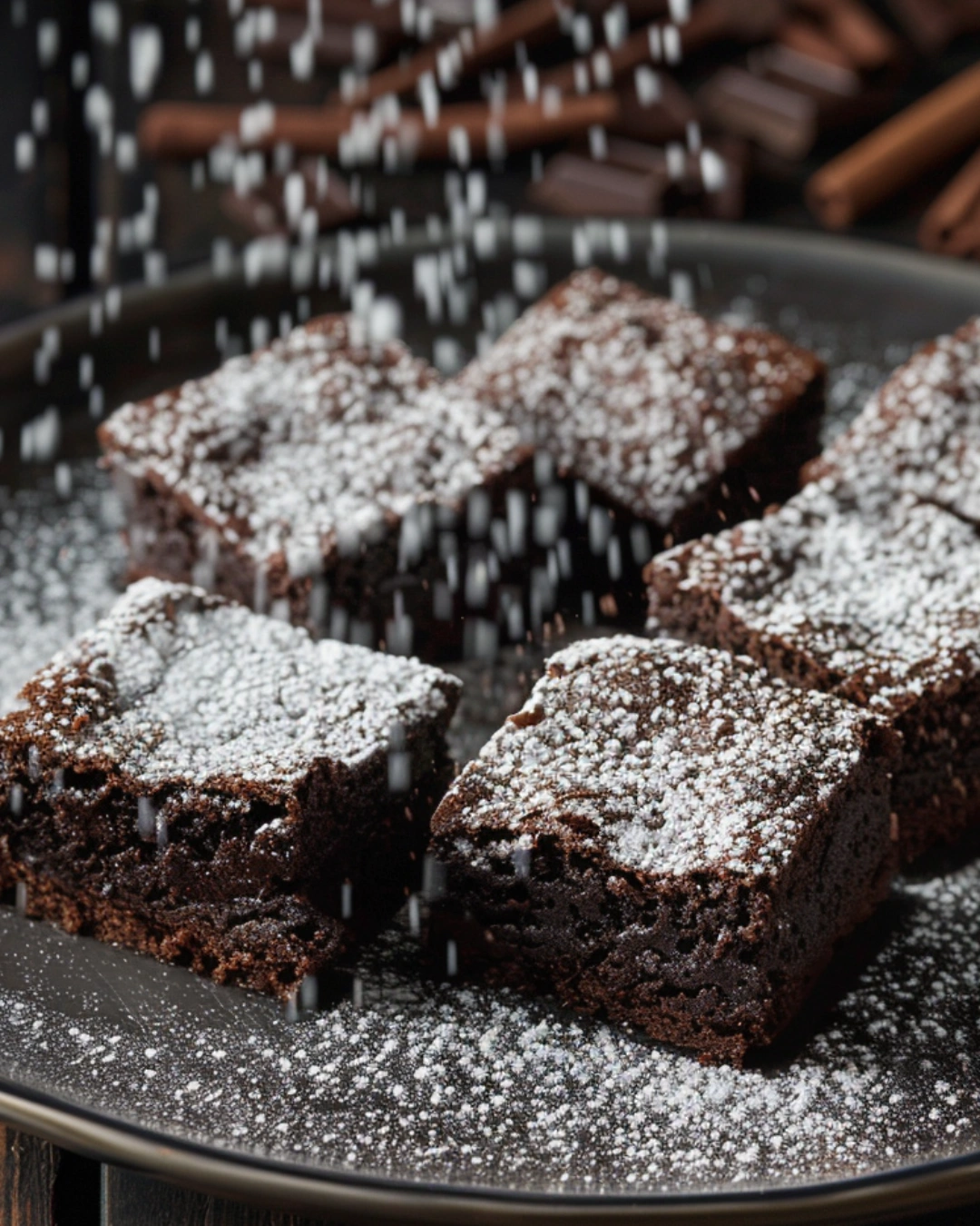 fudgy brownie center