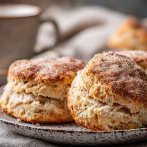 Cinnamon Scones Recipe with golden buttery texture