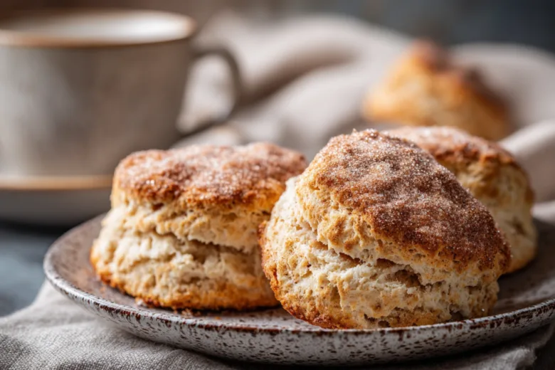 Cinnamon Scones Recipe with golden buttery texture