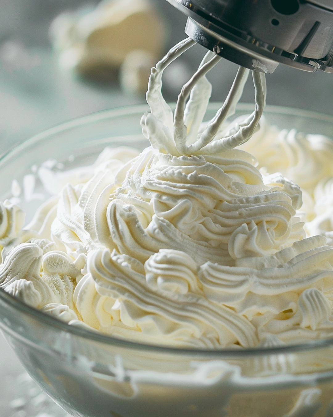 Whipping cream to soft peaks for Marry Me No Bake Raspberry Chocolate Mousse Cups