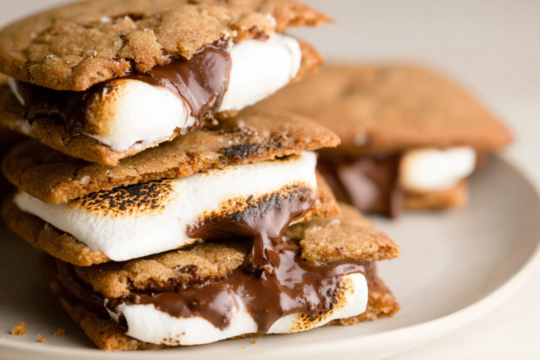 Air Fryer S’mores Cookies: 5 Easy Tricks for Perfect Results 2 air fryer s’mores cookies gooey texture