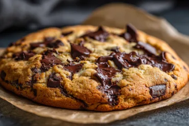 giant air fryer chocolate chip cookie soft center