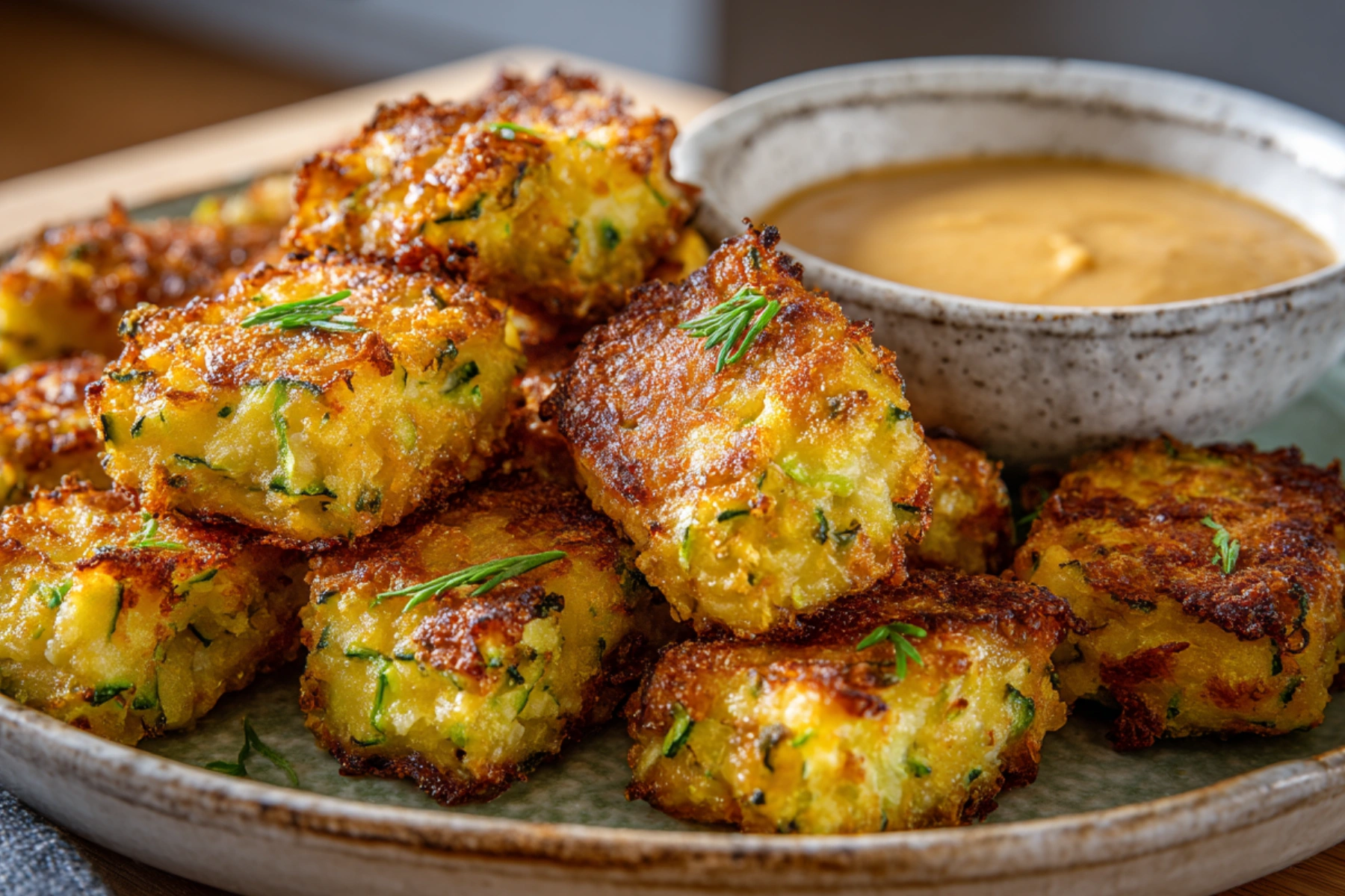 keto zucchini tots crispy golden low carb snack